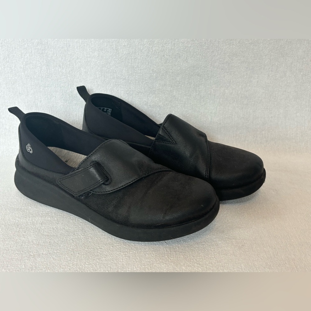 Clarks CloudStepper Black Women's Mules size 5 H1053